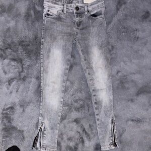 Diesel Kid Light Gray Skinny Jeans Size 8Y